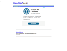Tablet Screenshot of lacalidad.com